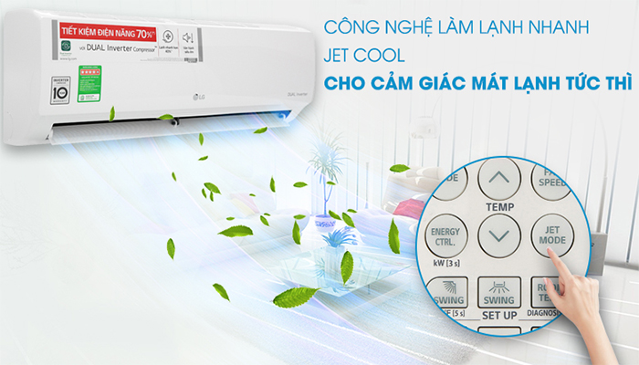 Điều hòa LG làm lạnh nhanh