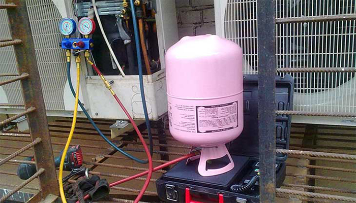 Máy điều hòa bị hết gas