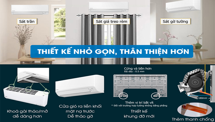 panasonic thiết kế nhỏ gọn