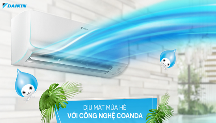 Tìm hiểu công nghệ Coanda trên máy điều hòa Daikin