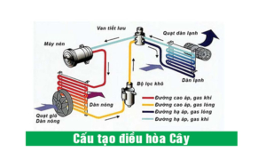 Cấu tạo của máy điều hòa Cây