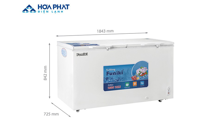 Thông số kỹ thuật tủ đông Hòa Phát Funiki HCF-1000S1PĐ2.N