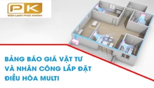 bảng báo giá lắp đặt điều hòa multi