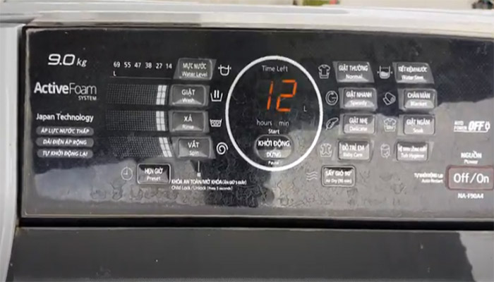 h12 panasonic washing machine