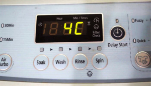 Máy giặt Samsung báo lỗi 4C là do quá trình cấp nước gặp sự cố