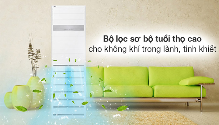 Khả năng lọc không khí hiệu quả