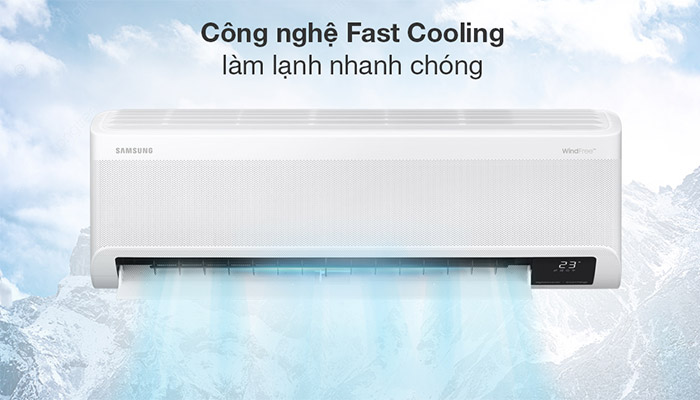 Điều hòa Samsung làm lạnh nhanh