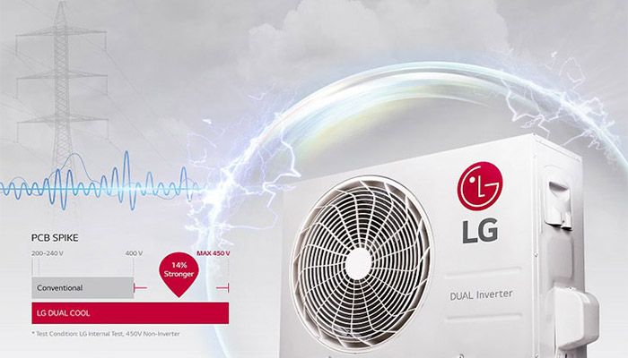 Điều hòa LG inverter vận hành êm dịu