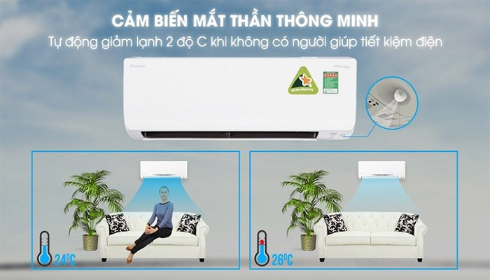 Điều hòa Đaikin sử dụng công nghệ inverter tiết kiệm điện