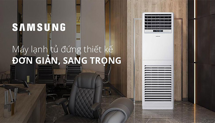 Điều hòa tủ đứng Samsung có thiết kế hiện đại 