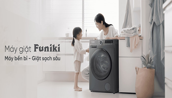 Máy giặt Funiki cửa ngang 8.5kg