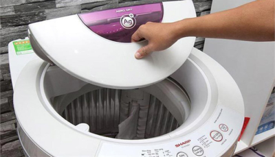 Cách khắc phục máy giặt Sharp không xả được nước
